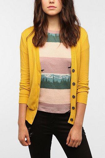 Bdg Classic Cardigan - Gold - L